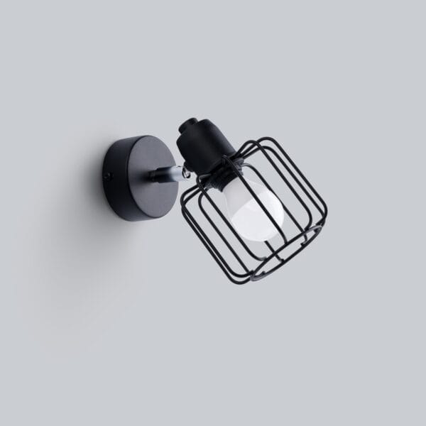 Wall Lamp BELUCI 1 Black Powder Blue BELUCI