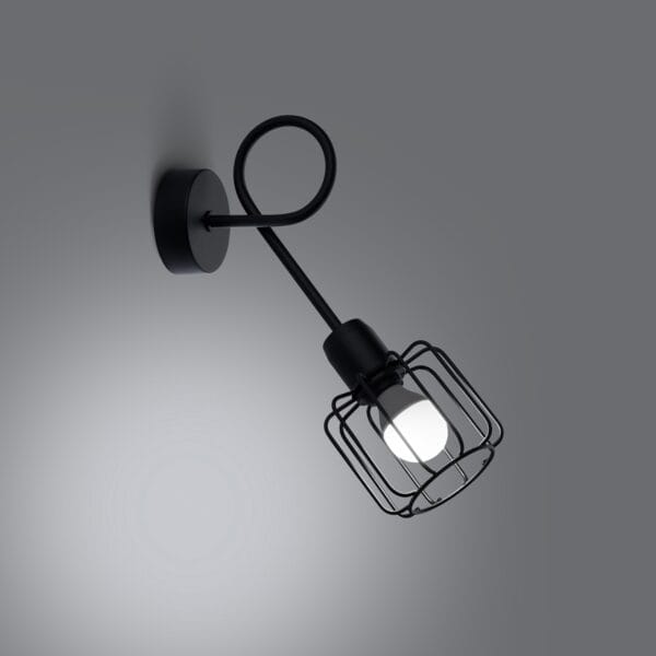 Wall Lamp BELUCI 1s Black Powder Blue BELUCI