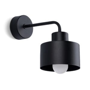 Wall Lamp SAVAR 1 Black Crimson SAVAR