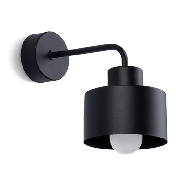 Wall Lamp SAVAR 1 Black Crimson SAVAR