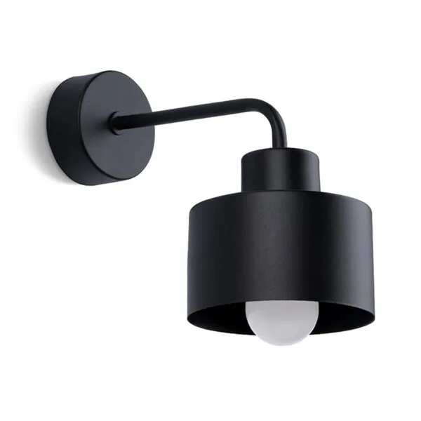 Wall Lamp SAVAR 1 Black Crimson SAVAR