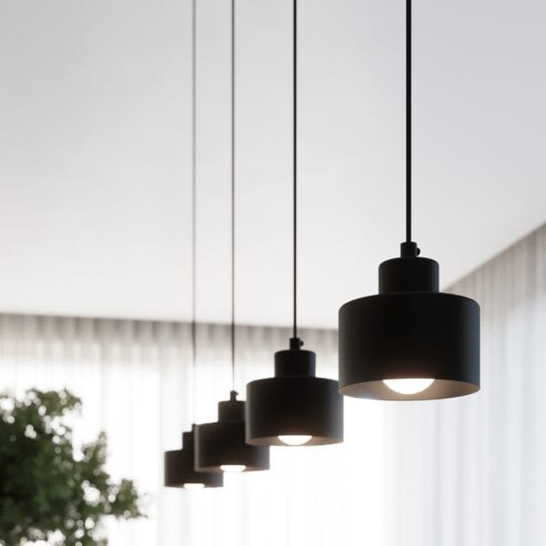 Wall Lamp SAVAR 1 Black Crimson SAVAR