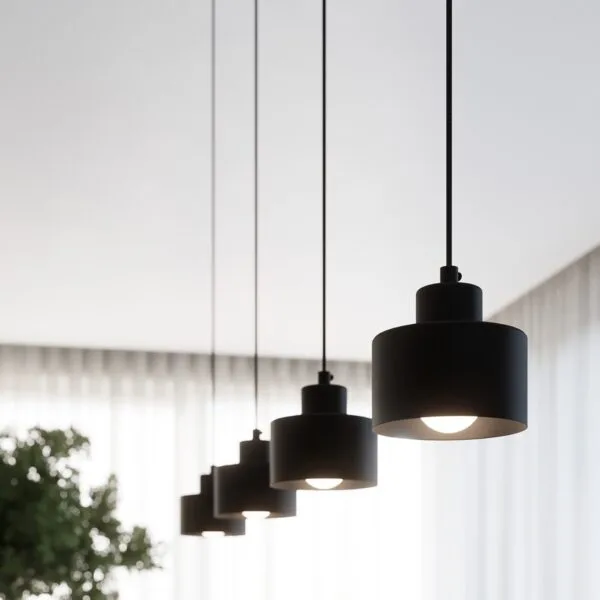 Wall Lamp SAVAR 1 Black Crimson SAVAR
