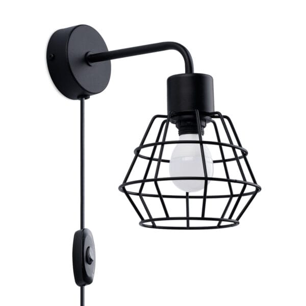 Wall Lamp SUBA Black Powder Blue SUBA