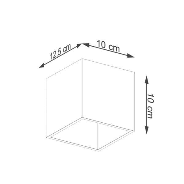 Wall Lamp QUAD 1 Gold Modern Indoor Wall Lights Deep Space