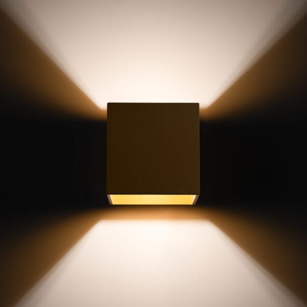 Wall Lamp QUAD 1 Gold Modern Indoor Wall Lights Deep Space