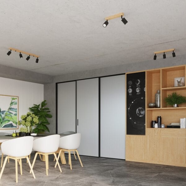 Wall Lamp VERDO Black Peach Puff LAGOS