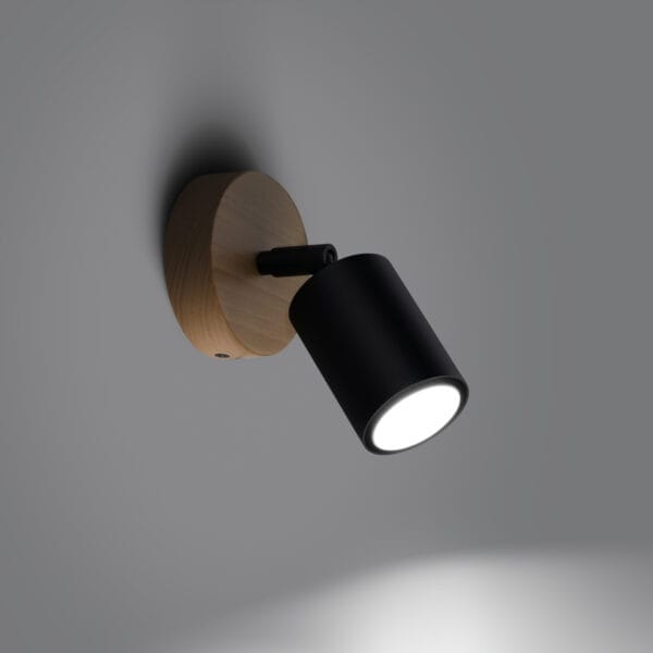 Wall Lamp VERDO Black Peach Puff LAGOS