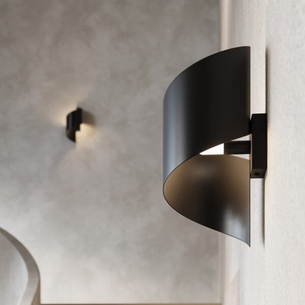 Wall Lamp TALASSA Black Blue Sapphire VERDO