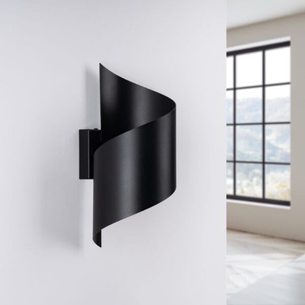 Wall Lamp TALASSA Black Blue Sapphire VERDO