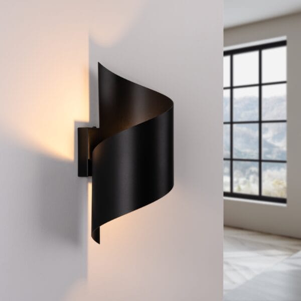 Wall Lamp TALASSA Black Blue Sapphire VERDO