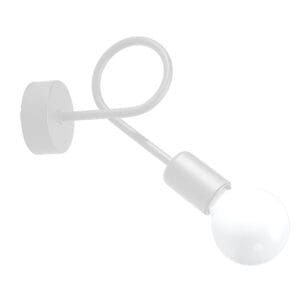 Wall Lamp Loop White Crimson WINX