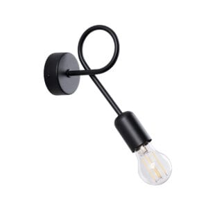 Wall Lamp Loop Black Crimson WINX