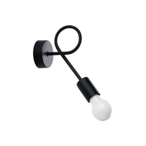 Wall Lamp LEVAR Black Crimson VECTOR