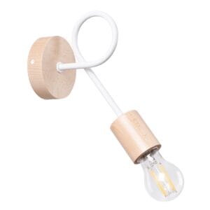 Wall Lamp EMBER White Peach Puff EMBER