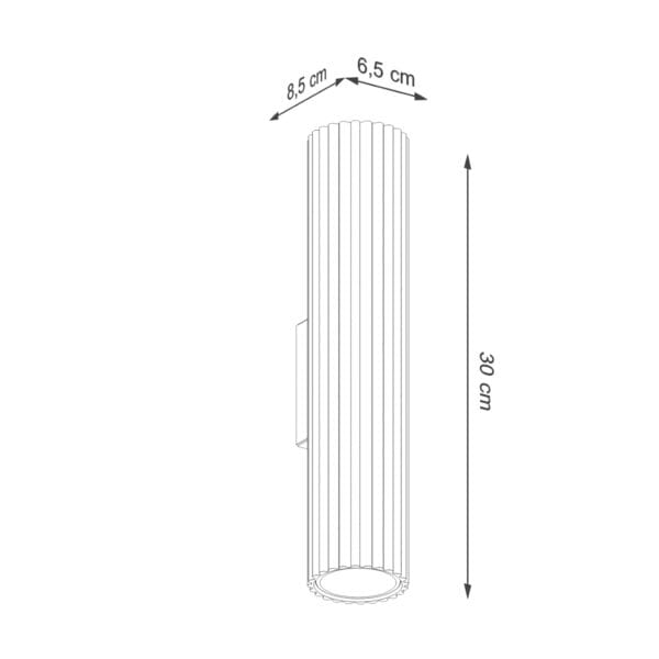 Wall Lamp KARBON 30 Gold Deep Space KARBON