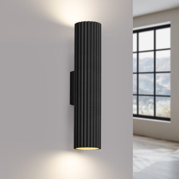 Wall Lamp KARBON 30 Black Modern Indoor Wall Lights Deep Space